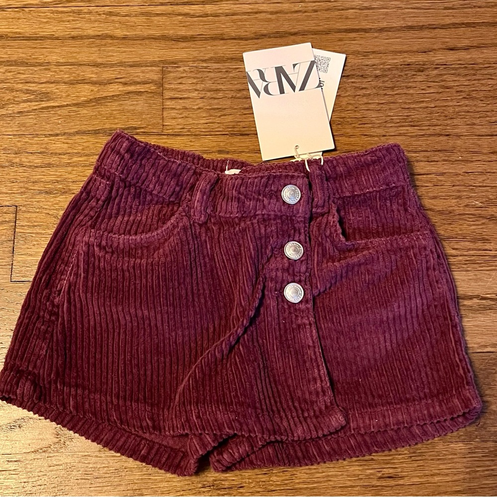 Zara dark purple skort infant or toddler 12-18 months